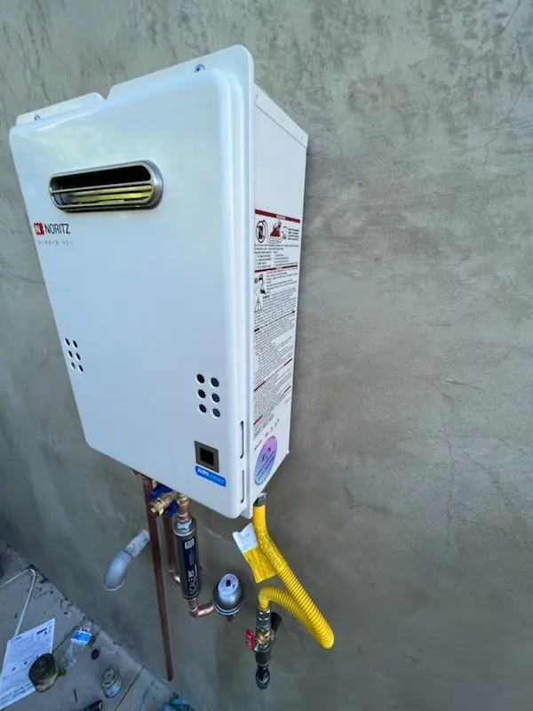 Tankless water heater installation for North Liberty homes